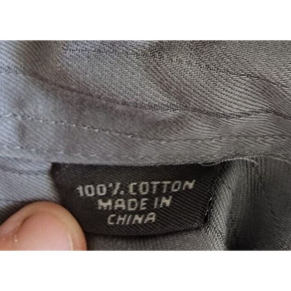 Kenneth Cole Reaction Long Sleeve Dress Shirt Gray Size XL Men's 17 34-35 - Picture 5 of 5